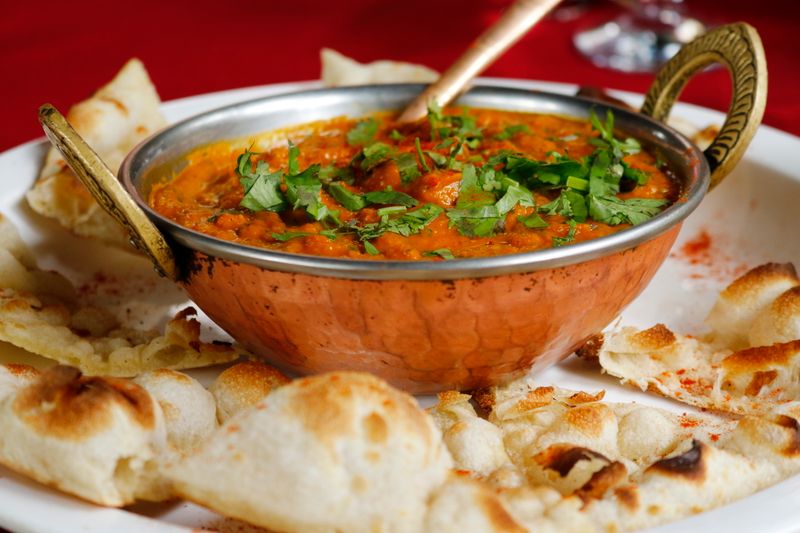Chicken biryani platter